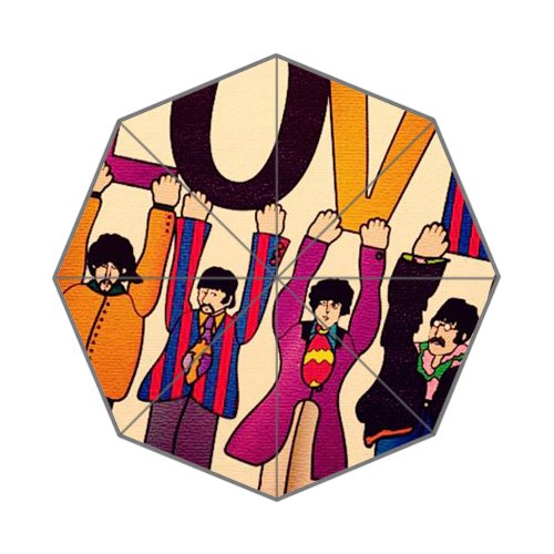 The Beatles Yellow Submarine Illustration Custom Foldable Raining Umbrella #TOP1