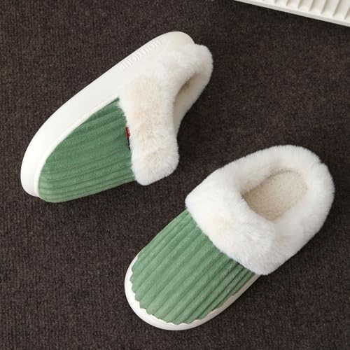 Slippers For Women Fuzzy Cozy Couple House Slipper Shoes Indoor and Outdoor with Memory Foam Anti-Skid Sole for Mom Ladies Winter Soft Warm Home Slides4