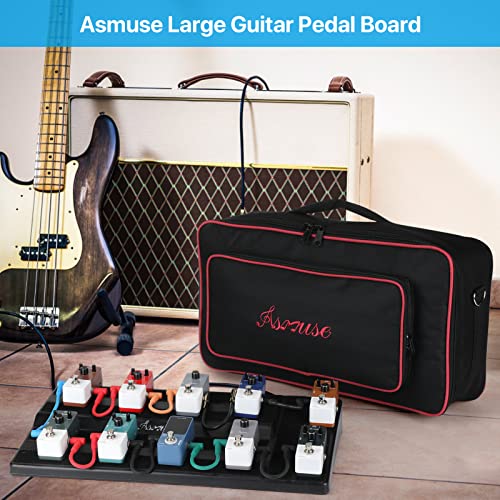 Asmuse Guitar Pedal Board, Lightweight Guitar Effect Pedalboard With Carrying Bag thumb #5
