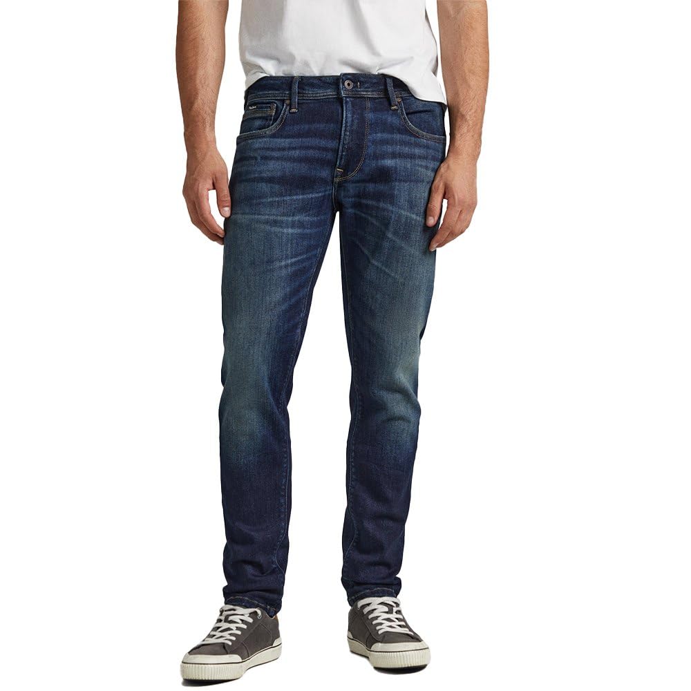 Pepe Jeans Men's Stanley Blue (Denim-CS0) 36W/32L