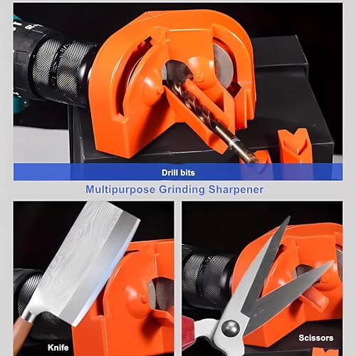 Image of Electric Universal Drill Bit Sharpener for HSS, Masonry, Carbide, and Cobalt Drill Bits, 2-16mm, Portable Multipurpose Sharpener