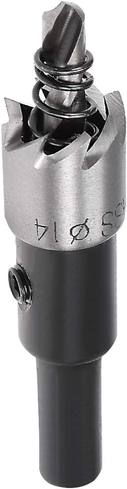 uxcell 14mm HSS Drill Bit Hole Saw Cutter for Metal Alloy Wood