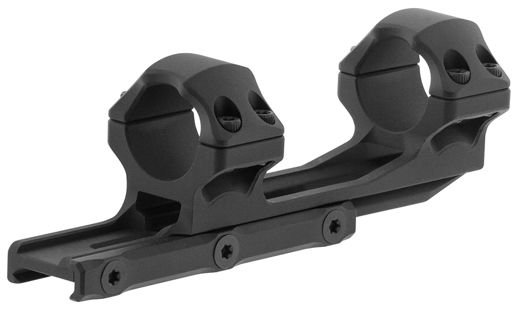 UTG Unisex Utg Accusync 1" profil fuld 50 mm offset ringbeslag Intergralmontage, Schwarz, Einheitsgröße EU