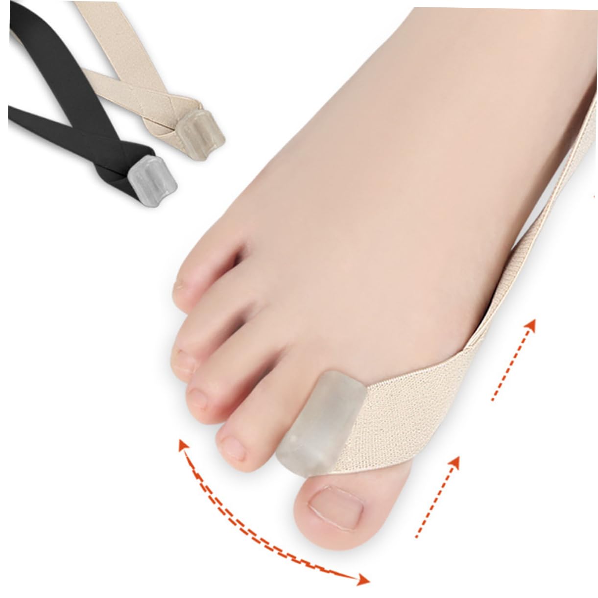 FOMIYES 10pcs Toe Separator for Bunion Relief Toe Tool for Men Lightweight Day Night Use for Reducing Friction and Irritation