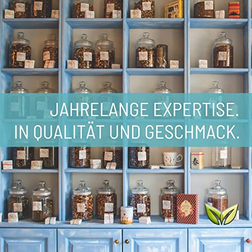 teeverliebt - Loser Früchtetee Beerenkönigin 1000 g I Früchtetee lose I leckere Komposition der Tee-Mischung mit Himbeeren Erdbeeren Brombeeren I hochwertiger Tee lose 1 kg