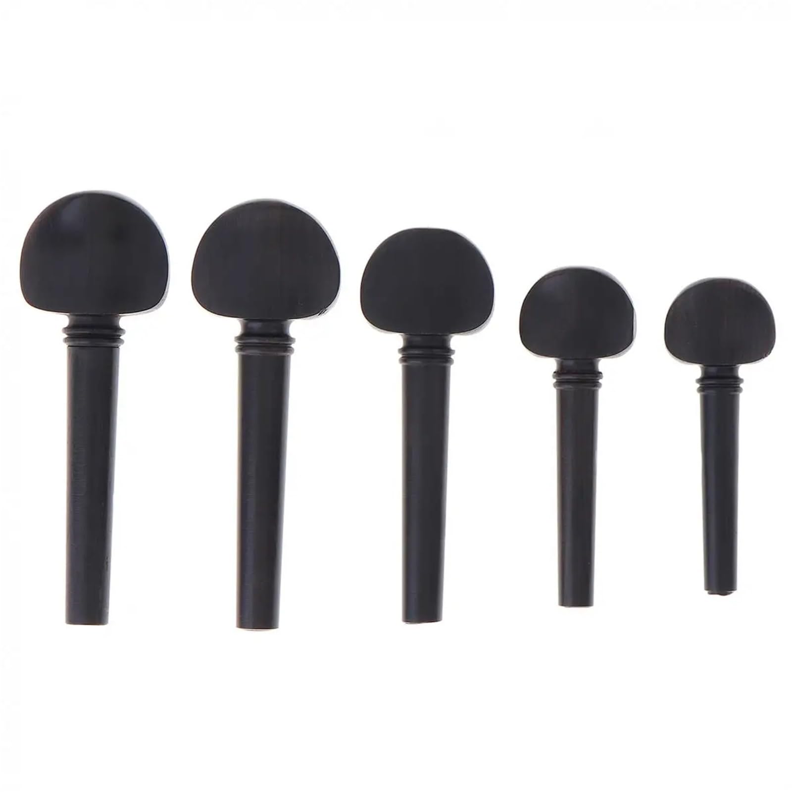 CYMMIYT Violin tuning pegs Tuners Ebony String Instrument Accessories For 1/8 1/4 1/2 3/4 4/4 Fiddle Musical Instrument Parts(Three quarters)