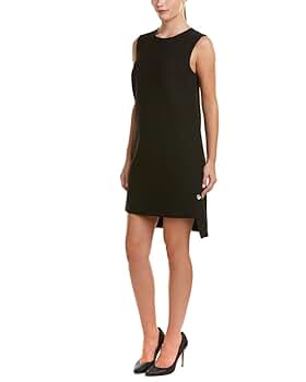 Nicole Miller ニコルミラーコレクション✨ストレッチドレス M 黒 Nicole Miller Women's Stretchy Tech Sleeveless Shift Dress