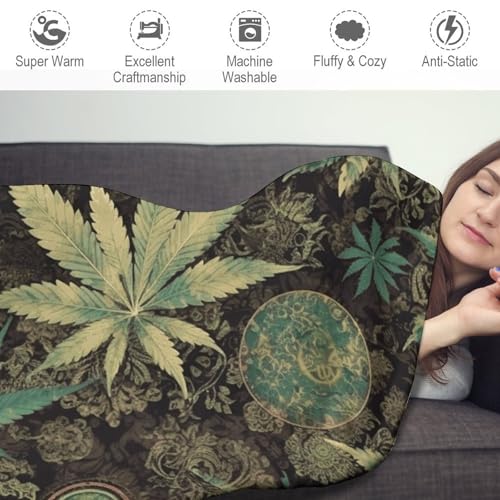 Couverture de plage ronde en coton de qualité supérieure 150 cm A Puff in Time - 4