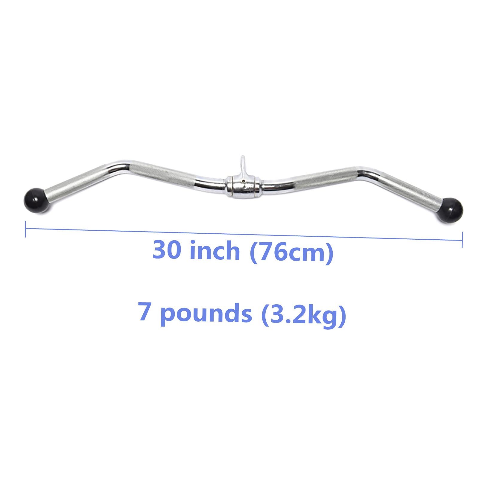 Lat Pull Down Curl Bar Cable Machine Attachment, Tricep Press Down Bar Lat Pulldown Attachments