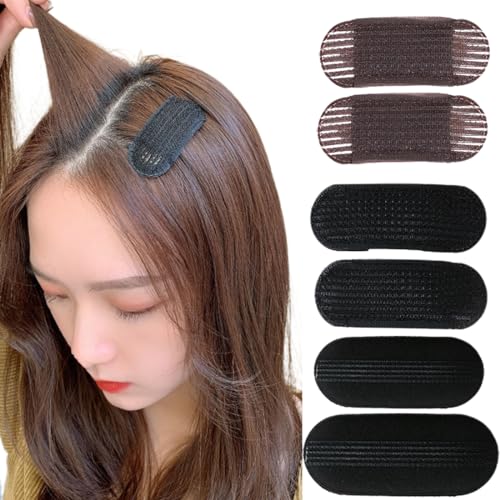6 Piezas Base de Aumento de Volumen de Cabello Herramienta Trenzado de Inserción Pinza Peine de Aumento de Cabello Bollos de Esponja Accesorios para Mujeres Niñas Peinado de Bricolaje