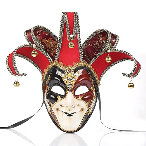 Masque vénitien pour cosplay d'Halloween et grand bal masqué