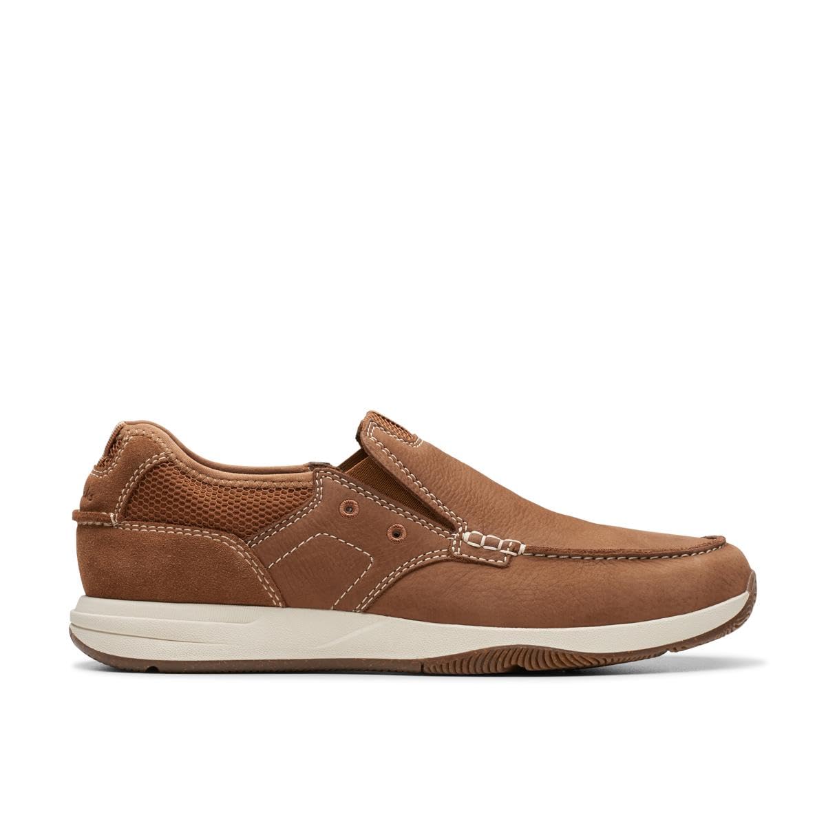 Clarks Bootsschuhe Sailview Step – braunes Leder, rutschfeste Sohle