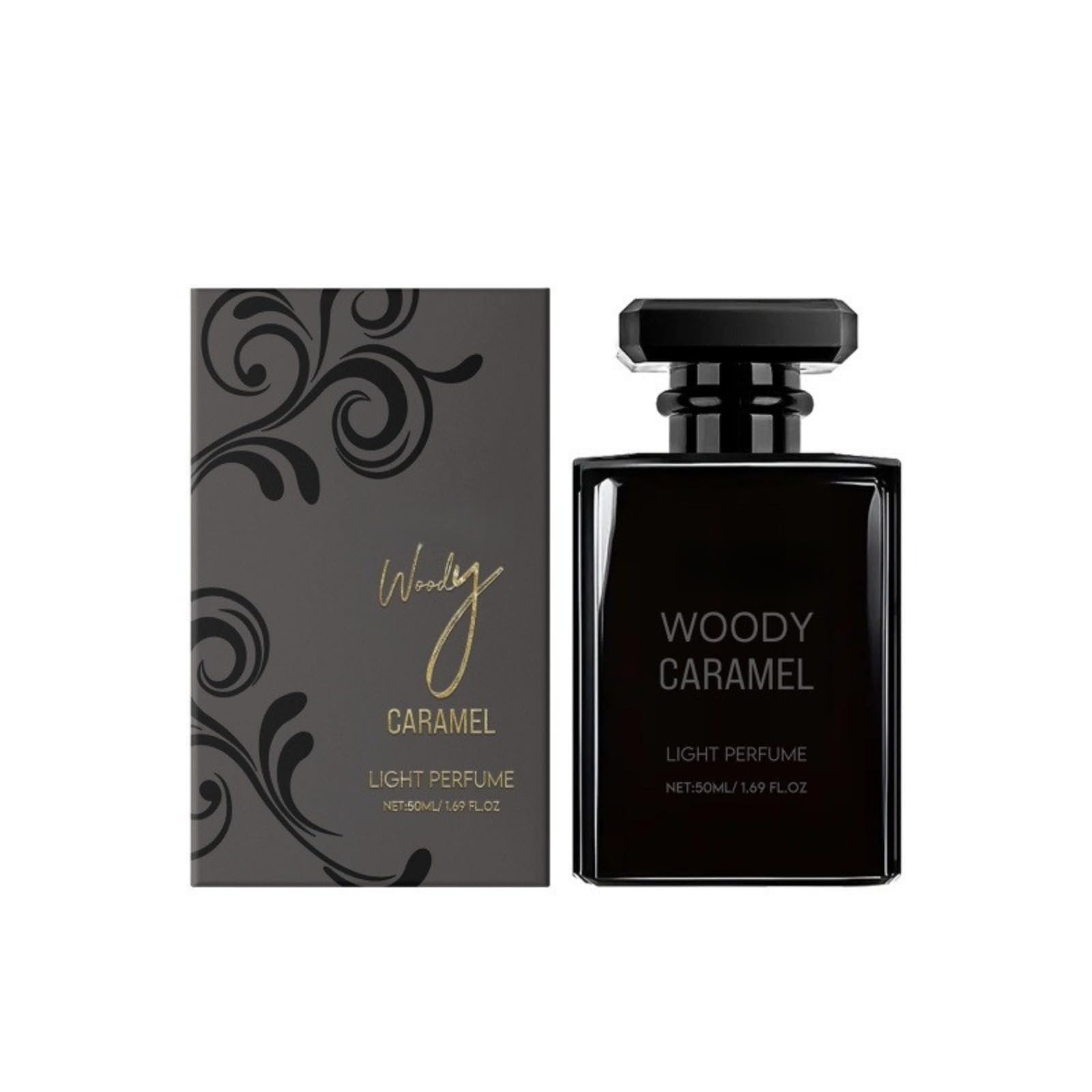 Intense Gourmet Caramel, Vanilla & Musk Fragrance - Long-Lasting Wake - luksusowy pomysł na prezent karmelowa woda perfumowana 50 ml