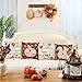 ONFAON Fall Decorations for Home, Fall Pillow Covers 18x18 Set of 4, Thanksgiving Decorations Autumn Cushion Case for Couch(Fall08)