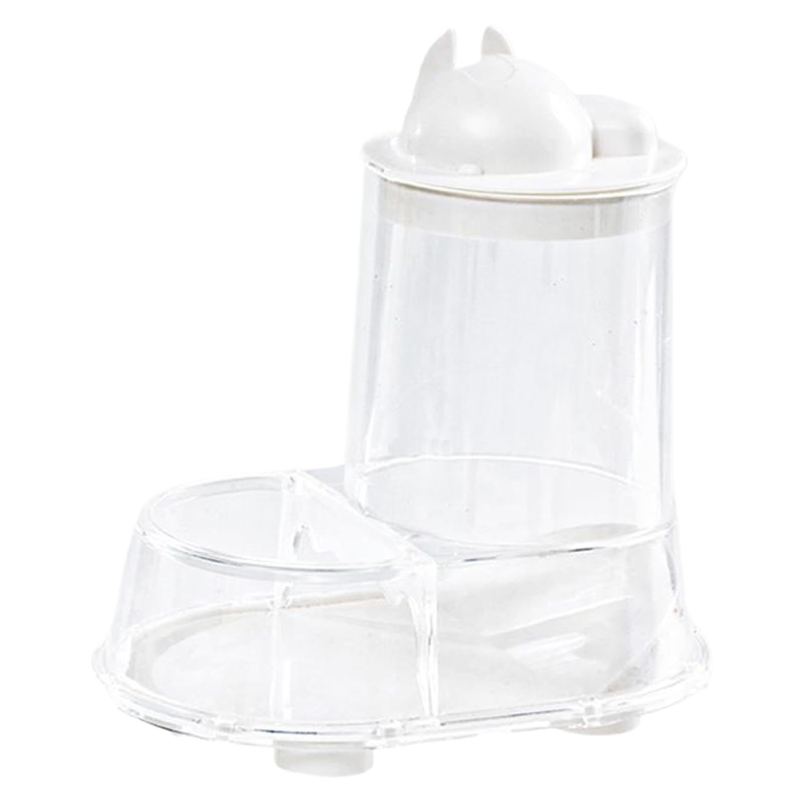 Hamster Feeder - Automatic Hedgehog Feeding Station | Large Volume Water Bottle Holder for Treats Nest Training