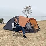 SAFACUS 4 Person Plus Dome Camping Tent, Double layer, Full Waterproof Holiday Family Large Size 4 Man Tent, Easy to Set Up for Outdoors Hiking Fishing Traveling Beach Vacation - Image 7