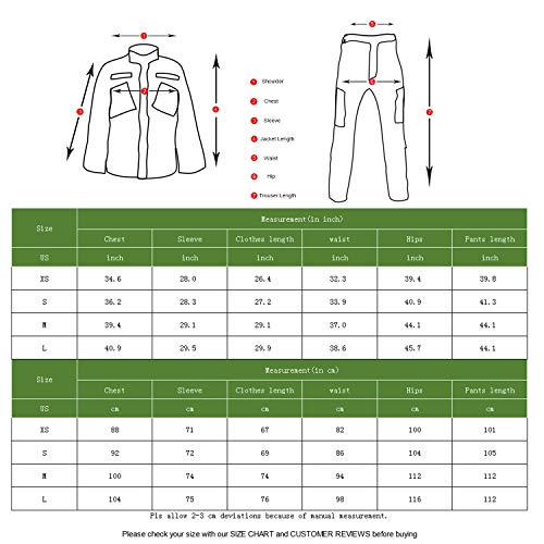Uniforme militaire homme treillis ripstop ensemble de combat veste et pantalon