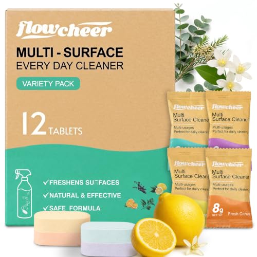 Image of flowcheer All Purpose Multi Surface Cleaner Refills (Mixed12)