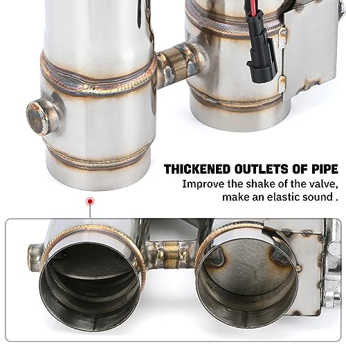 Pqy CT93-25 Universal 2.5 Inch Stainless Steel Exhaust Pipe Kit thumb #2