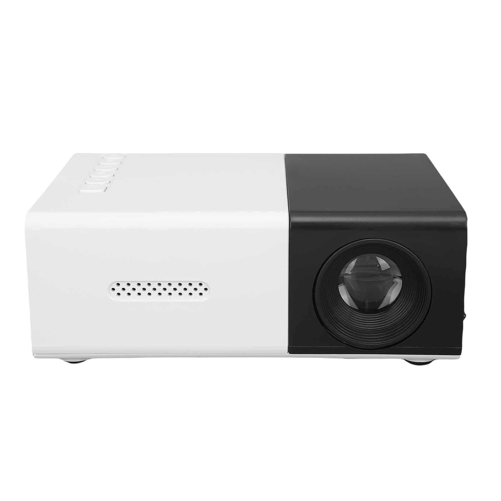 Projektor 1080p, 100ansi 6000LM HD Portable Movie Projector z korektą, Kompaktowy Projekt Kina Domowego, Zajęcia na świeżym Powietrzu (wtyczka UE)