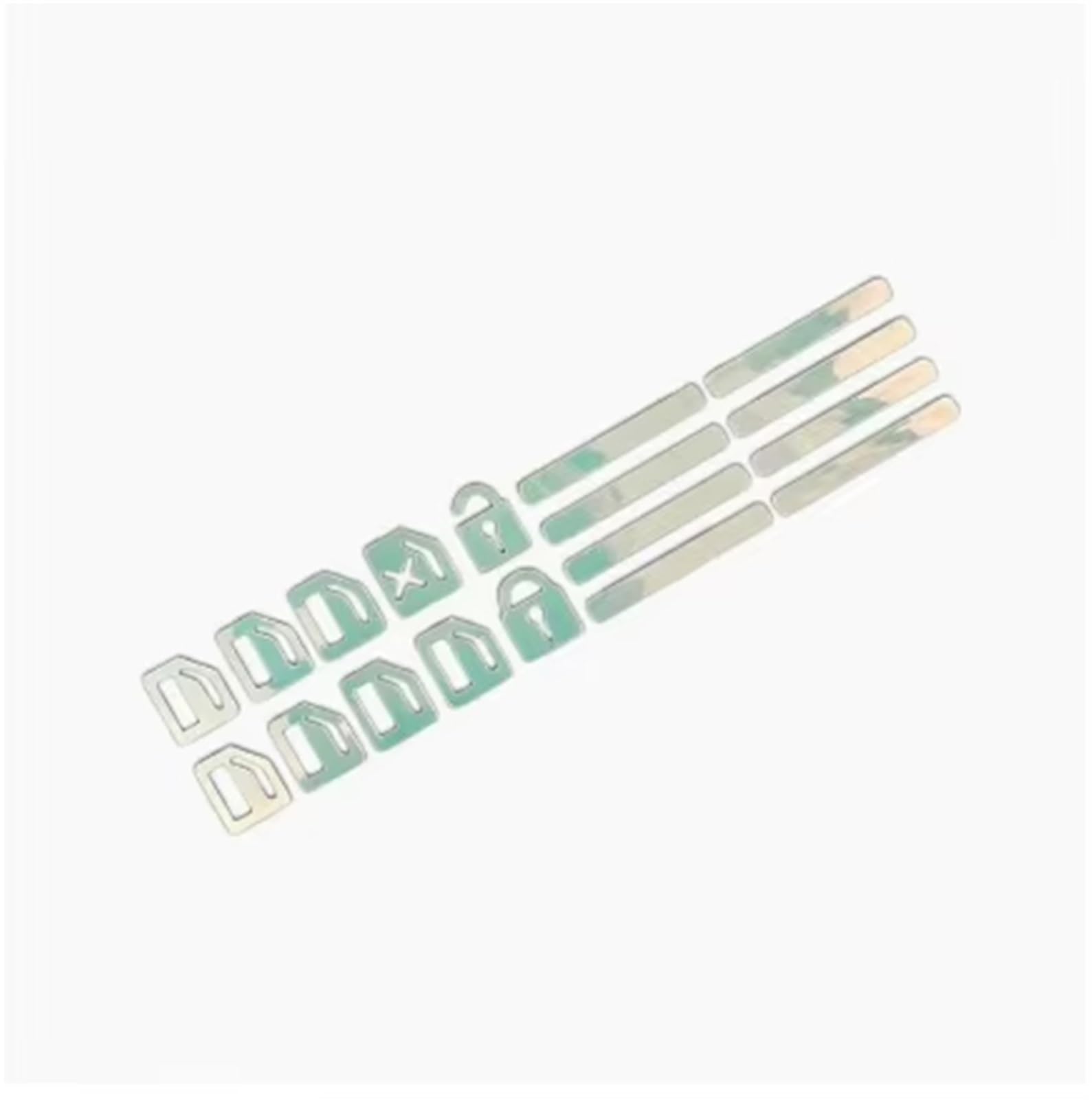 Auto Button Sticker Car Window Button Luminous Sticker Car Style Glowing Sticker Window Lifter Switch Night Fluorescent Decals