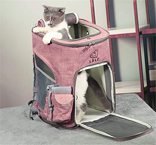 Sac à dos pour animaux pliable Lyperation transport chat chien - 4