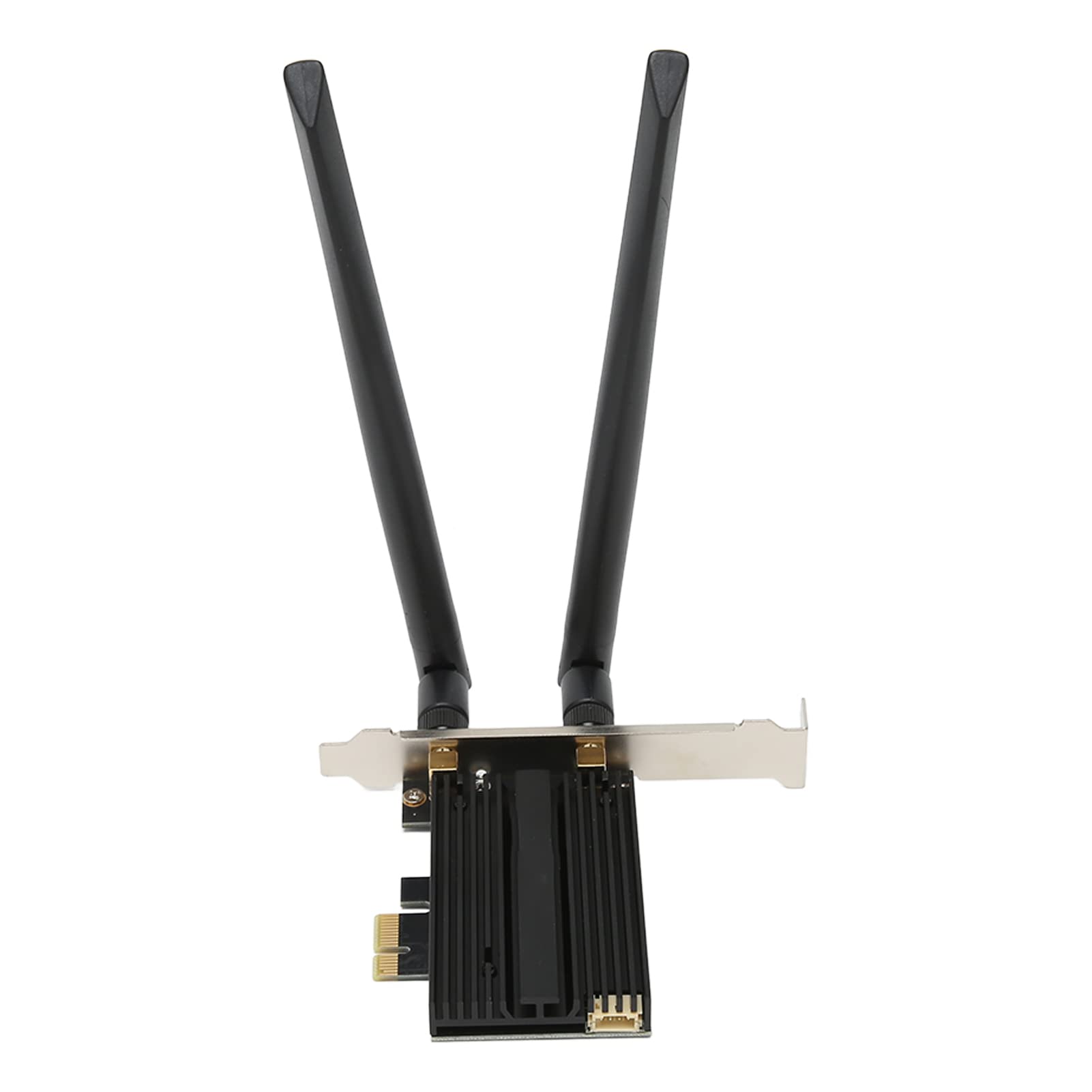 Scheda WiFi WiFi 6E PCIe, Scheda di Rete AX210 con Tripla Banda 2,4 GHz 5 GHz 6 GHz Fino a 2400 Mbps per Win 10 11 64 Bit, Scheda di Rete Wireless con Sicurezza WPA3 BT5.2