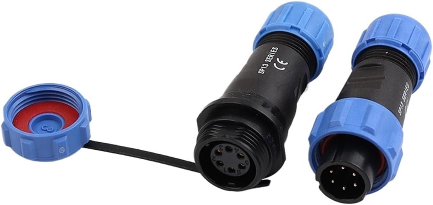 SP13 connector 2/3/4/5/6/7/9 pin and socket installation(SP13-6D)