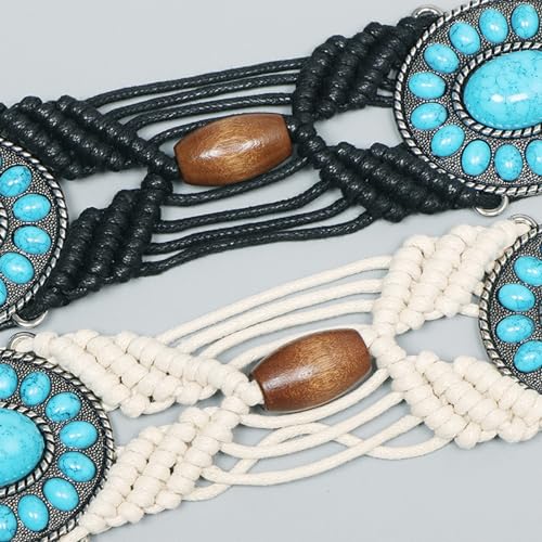 Ceinture de danse pour robe au style bohème unique faite main - 4