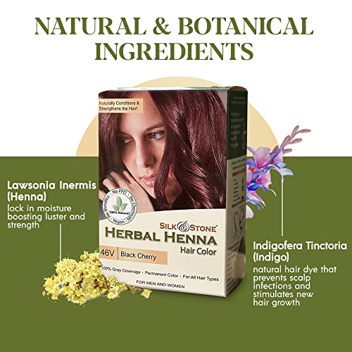 46V Black Cherry Tinte Capilar Herbal Henna miniatura 3