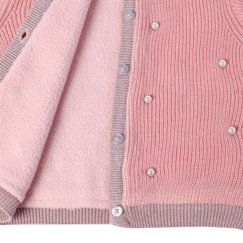 Image of miniklub Baby Collar Full Sleeve Knitted Cotton Sweater (Purple Color)