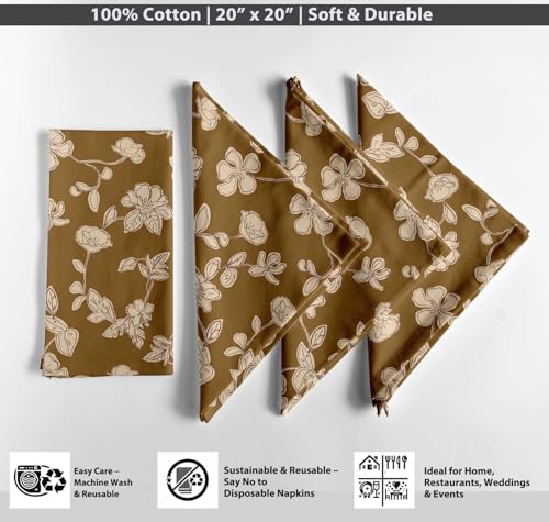 Servilletas de algodón canvas 20 pulgadas set de 12 miniatura 4