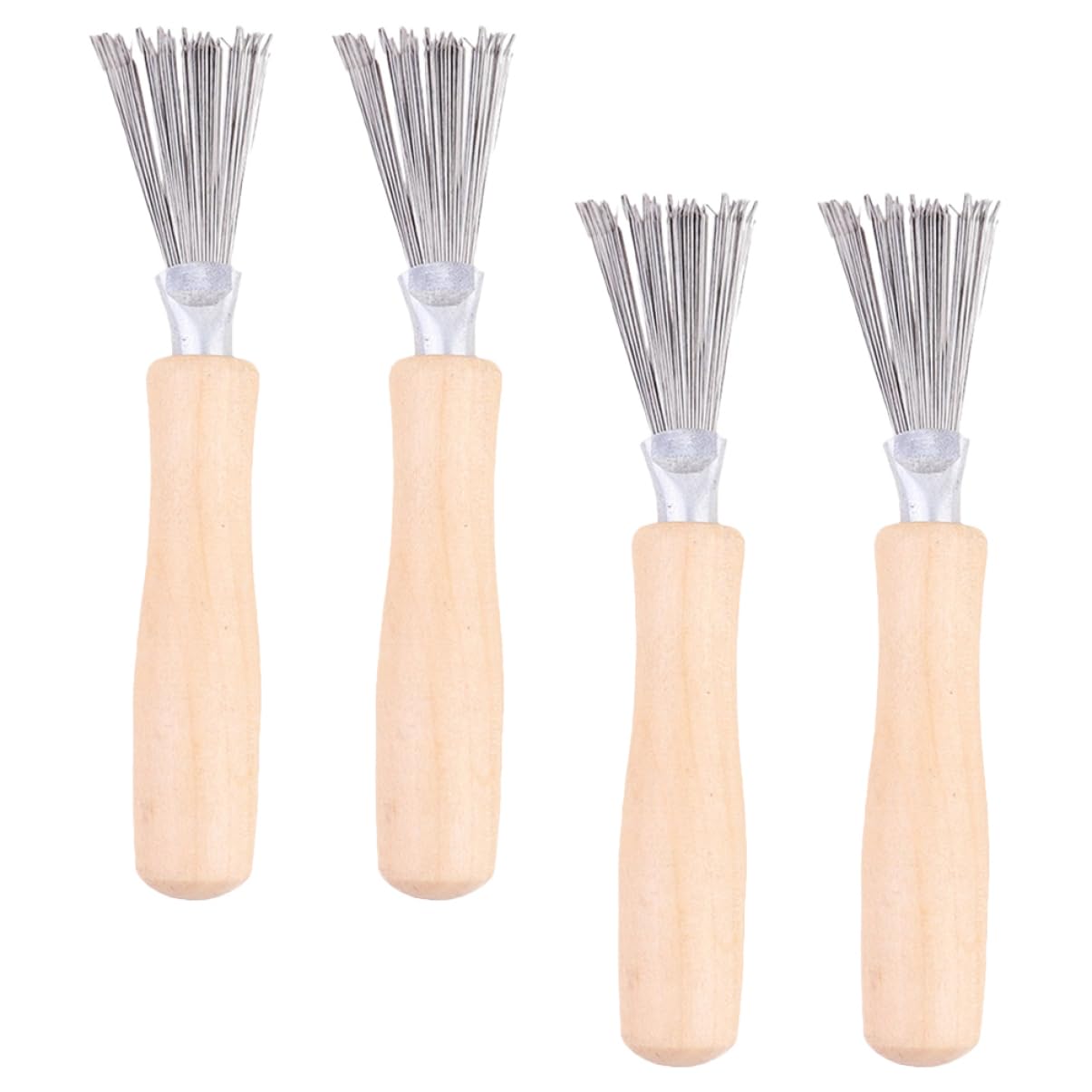 IWOWHERO 4pcs Comb Cleaning Claw Hair Brush Cleaner Hair Tool Comb Hair Cleaning Rake