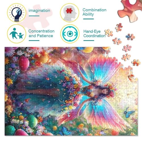 Puzzle Princesa de Hadas de 1000 piezas y 70x50 cm para entretenimiento de adultos 4