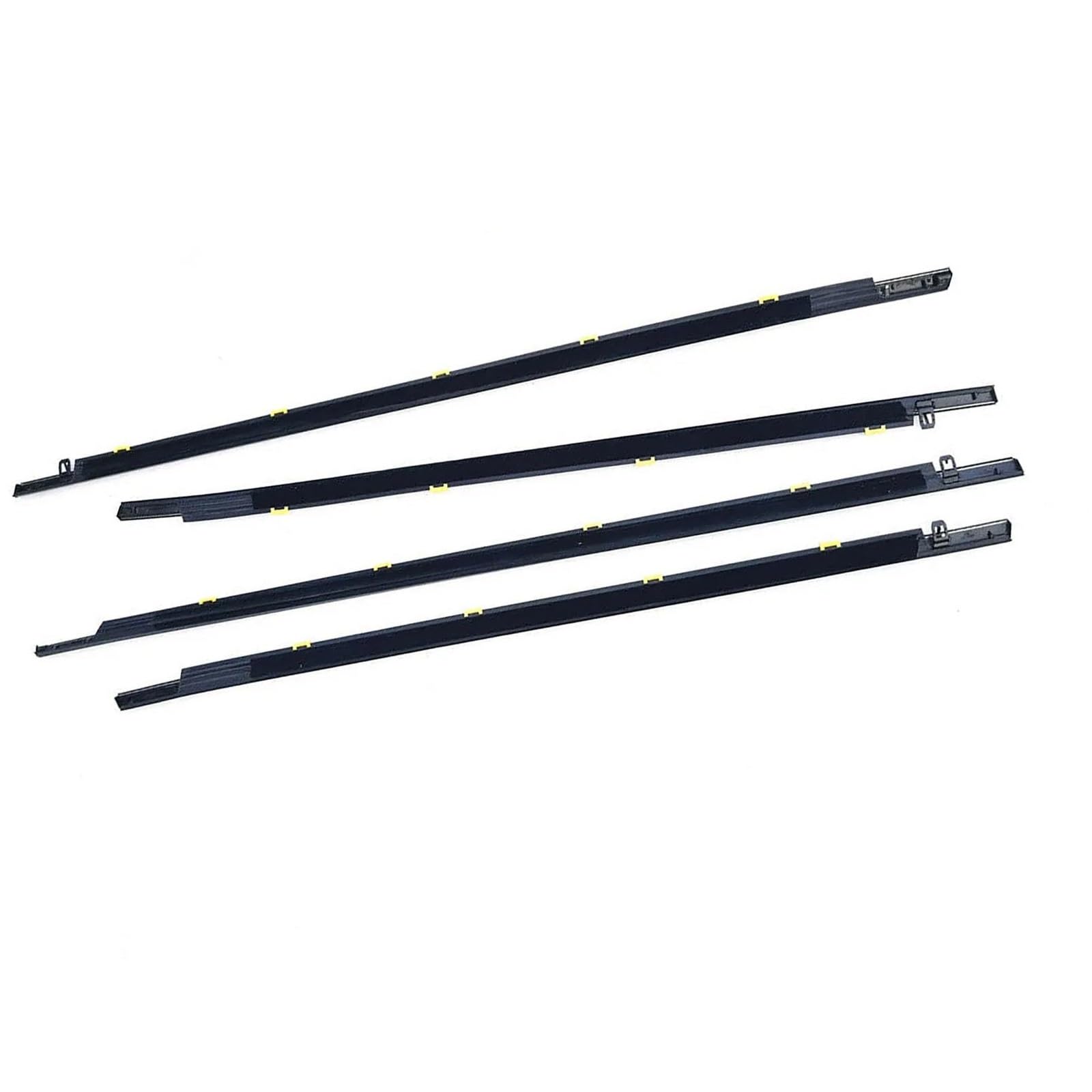 Qibbei Type C 4Pcs Car Window Weatherstrip Side Door Glass Sealing Weather Strip Moulding Trim For Crv 2007 2008 2009 2010-2022