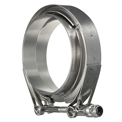 3,5 Pulgadas V-Band Abrazadera con Bridas Turbo Extractor Intercooler Abajo Tubería Inoxidable 89M