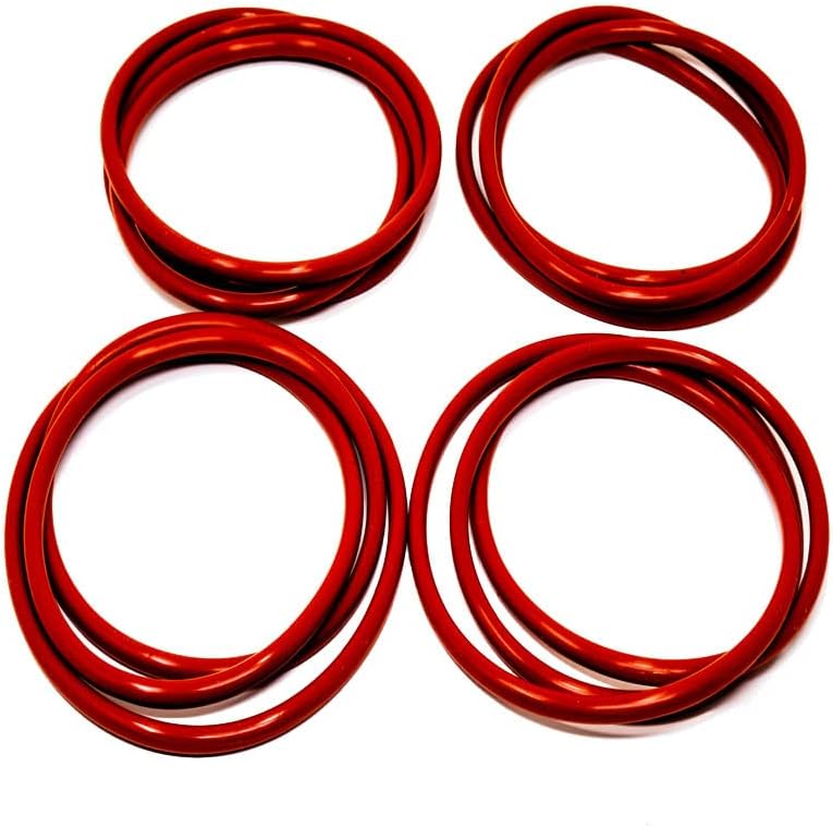 Red O-Ring Wheel Seal -4 PACK-16.5” Compatible with Military Vehicles Rim Gasket M1102 M998 M-Series