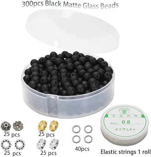 Miniatura 9 de Juego de 600 cuentas de vidrio surtidas de 0.394 in, hechas a mano, redondas, suaves, sueltas, cuentas kawaii, a granel para fabricación de joyas y