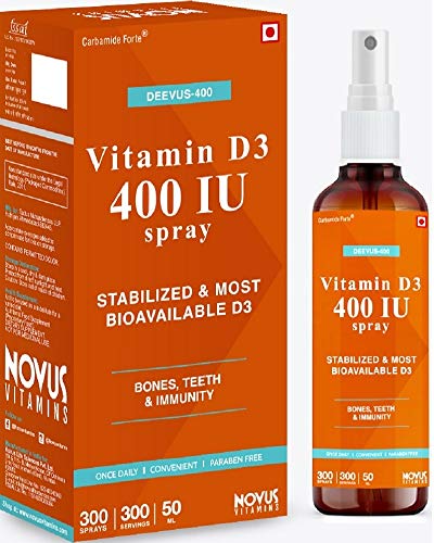Carbamide Forte Vitamin D3 400 IU Spray Supplement- Adjustable Dose – 300 Sprays Carbamide Forte Vitamin D3 400 IU Spray Supplement- Adjustable Dose – 300 Sprays