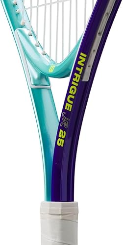 Miniatura 4 de Wilson Intrigue Jr 25 - Raqueta de tenis, color verde y azul