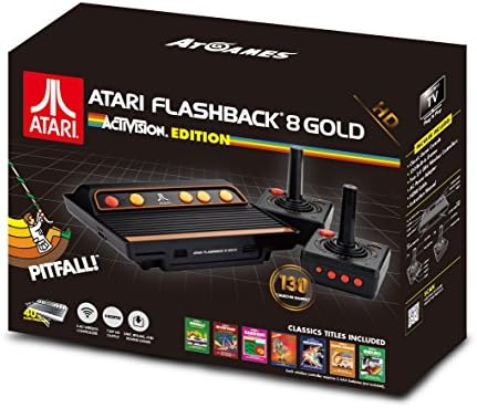 Atari Flashback 8 Gold: Activision Edition with 130 Games,Includes 2 Wireless Controllers - HDMI output