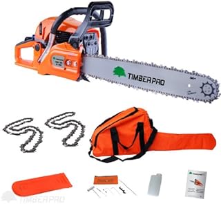 KETTENSÄGE BENZINSÄGE MOTORSÄGE 3,6 PS - 61,5 CM³, SÄGEBLATT 50 CM + 2 KETTEN