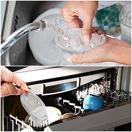 Belle Vous Set mit 12 Glaskerzenhaltern aus transparentem Glas – Kerzenhalter für Hochzeit, Spa, Partys, Dekoration des Hauses, Tischdeko und Geschenke