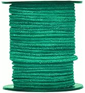 Xsotica Round Suede Leather Cord 1.0 MM (Blue Turquoise, 25 Meter)