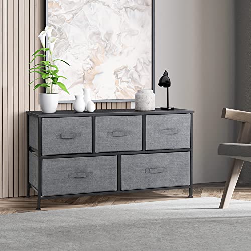 image for ZENY Extra Wide Dresser Storage Tower - Storage Tower Unit for Bedroom