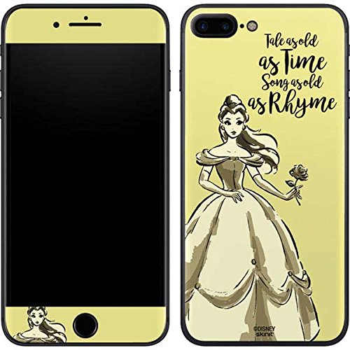 Skinit Decal Phone Skin Compatible with iPhone 8 Plus - Officially Licensed Disney Princess Belle Tale As Old As Time Art Design