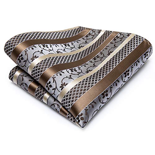 Krawatten Set für Herren in Schwarz mit Paisley, Plaid und Streifen
