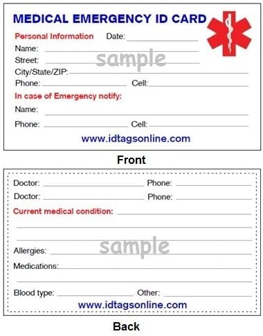 Miniatura 2 de Pulsera de alerta médica FACTOR V LEIDEN pregrabada y personalizable.