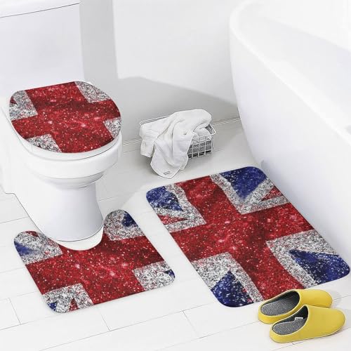 Rideau de douche avec 12 crochets et tapis de bain absorbant antidérapant