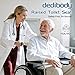 Dedibody Toilet Seat Risers for Seniors, Raised Toilet Seat with Handles, Adjustable Height & Width, Heavy Duty Up to 550lb Handicap Elevated Toilet Seat for Elderly, Pregnant, Fit Any Toilet